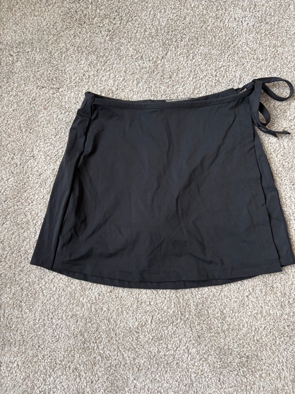 Forever 21 Black Mini Wrap Skirt